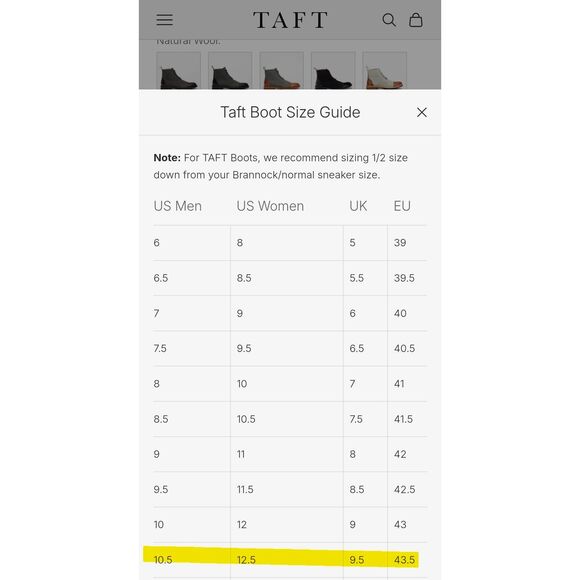 TAFT The Jack in Eden 43.5 (Mens 10.5) NWOB $349 - Picture 14 of 14